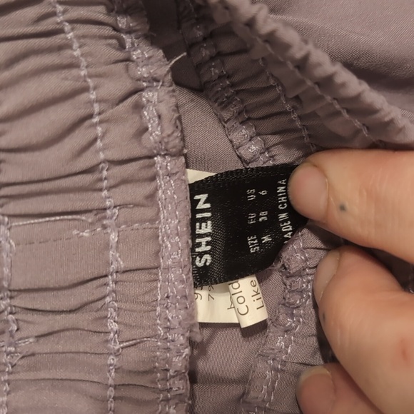 Shein Dusty Purple Running Shorts Vented Size Medium - Picture 5 of 5